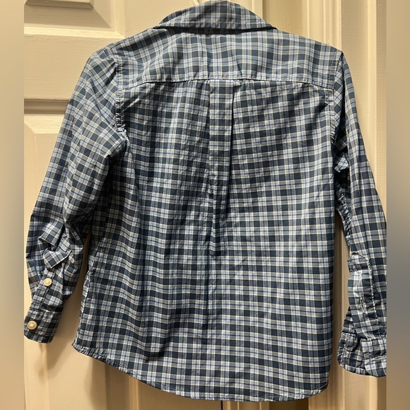 Vineyard Vines Boy’s Blue Plaid Shirt Performance Material 3T - Picture 4 of 5